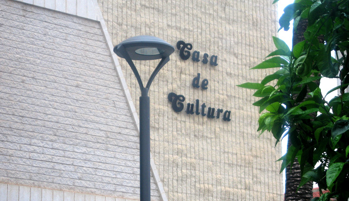 Casa de cultura Guardamar del Segura, Alicante. Detalle.